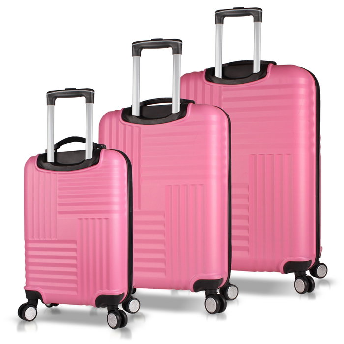 Zoozie Bags Juego de Maletas de 3 Piezas Rosa Zoozie Bags Juego de Maletas de 3 Piezas Rosa